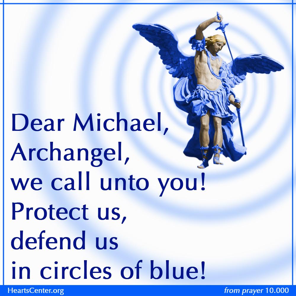 Archangel Michael Protect Us Poster Prayer And Song Blog